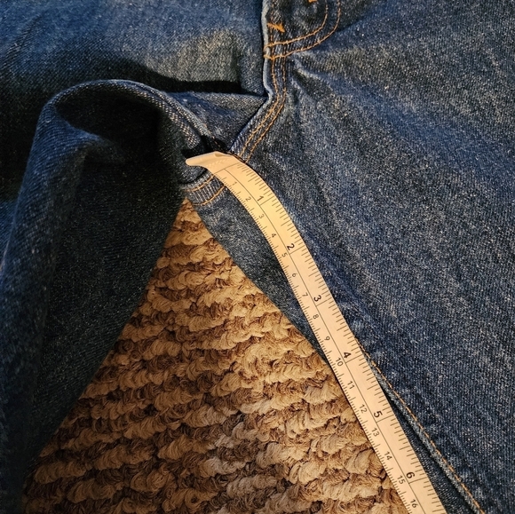Levis 646 Vintage Orange Tab Bell Bottoms Mid Blue Wash Jeans Men’s Size 33x32 - Picture 10 of 12